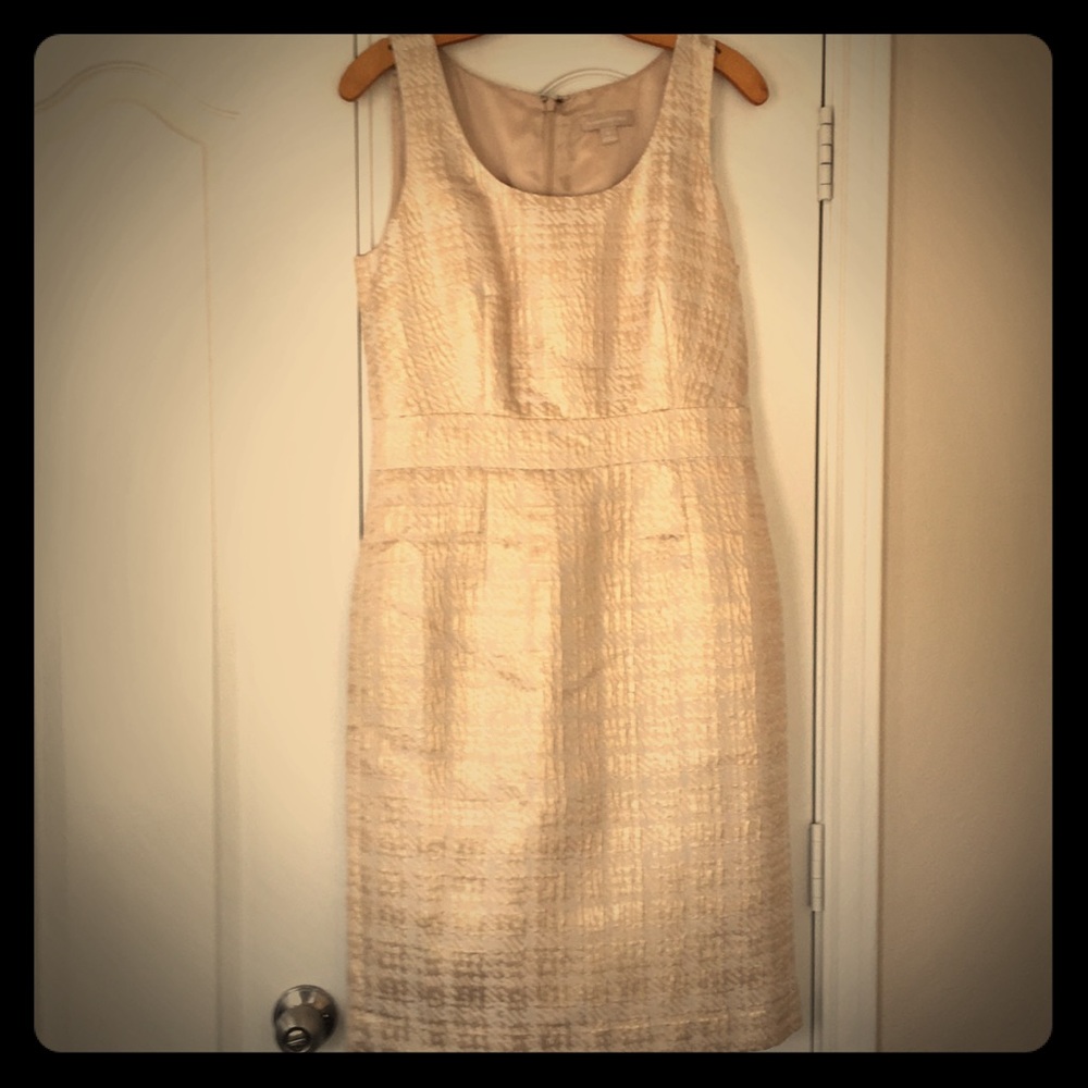 Gold and Cream dress